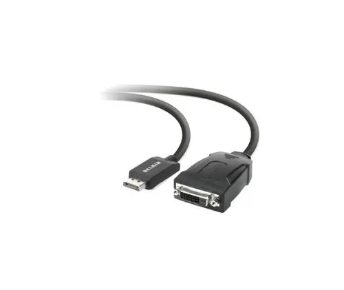F2CD005B Belkin Video Cable DisplayPort/DVI for Video Device DisplayPort Male Digital Audio/Video DVI Female Video