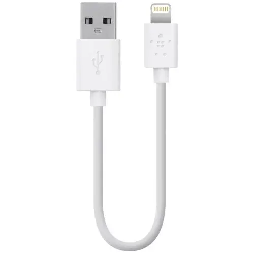 F8J023BT06INWHT Belkin 6 MIXIT Lightning to USB 2.0 ChargeSync Cable (White)