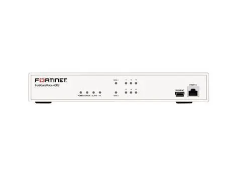 FGV-40D2 Fortinet FortiGate Voice 40D2 1000Base-T GbE 8 x RJ-45 Integrated Phone System 2 x FXO 2 x FXS Firewall