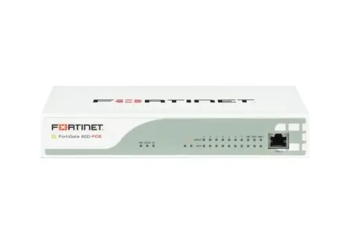 FG-60D-POE-BDL-974-48 Fortinet FortiGate 60D-POE 1000Base-T 5 x RJ-45 2 x WAN 2 x PoE Firewall Appliances