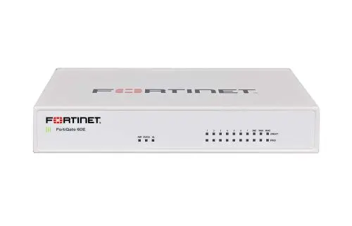 FG-60E-BDL-950-48 Fortinet FortiGate 60E 10 x Ports GE RJ-45 + 7 x Ports Internal + 2 x Ports WAN + 1 x Port DMZ Managed Network Security/Firewall Appliance with 5Y 8X5 FC
