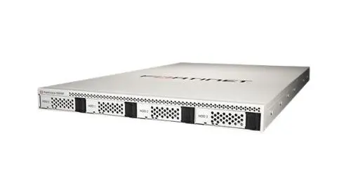 FVE-5000F Fortinet FortiVoice-5000F, 4x 10/100/1000 and 2x SFP ports, 2x 2 TB storage with Raid 1, supports 5,000 phone endpoints, 500 SIP trunks Phone System