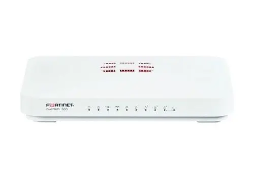 FWF-30D-BDL-871-36 Fortinet FortiWifi 30D 5-Port 1000Base-T GbE WLAN IEEE 802.11n 5 x RJ-45 Manage Desktop Firewall