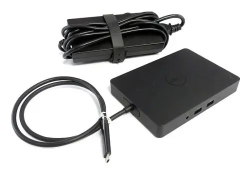 GKY82 Dell Docking Station 1.1 Mini Display Port Ethernet RJ-45 USB 3.0 USB 2.0 with 130-Watts Adapter for Latitude