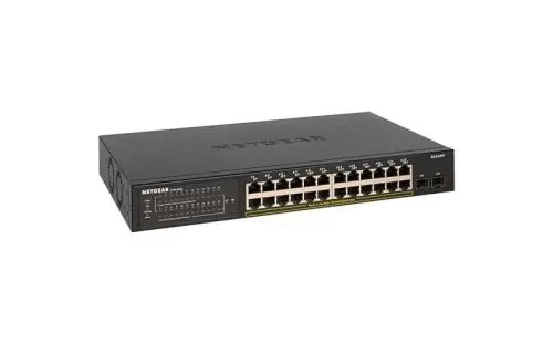 GS324TP Netgear Prosafe S350 Series 24 x Ports PoE+ 10/100/1000Base-T + 2 x SFP Ports Layer 2 Managed Rack-mountable Gigabit Ethernet Network Switch