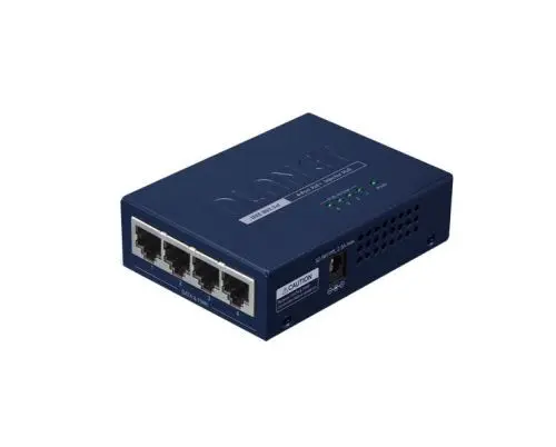 HPOE-460 Planet 4-Port 802.3at 30W High Power over Ethernet Injector Hub