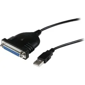 ICUSB1284D25 Startech 6ft USB to DB25 Parallel Printer Adapter Cable M/F