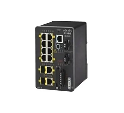 IE-2000-8TC-G-L-RF Cisco Industrial Ethernet IE 2000 Series 8 x FE Ports 10/100BAse-TX + 2 x GE Combo SFP Ports Layer 2 Managed Din Rail-Mountable Fast Ethernet Network Switch