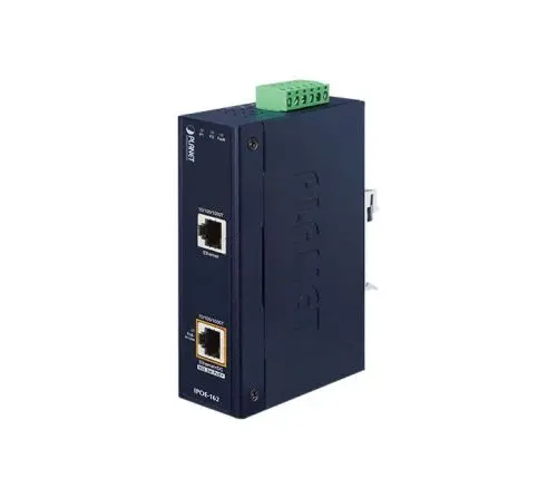 IPOE-162 Planet Industrial IEEE 802.3at Gigabit High Power Over Ethernet Injector (Mid-Span)