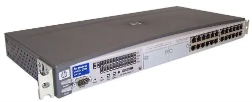 J4813-80099 HP ProCurve 2500 Series 2524 24 x RJ-45 Ports 10/100Base-TX + 2 x SFP (mini-GBIC) Ports Layer 2 Managed Rack-mountable Fast Ethernet Network Switch