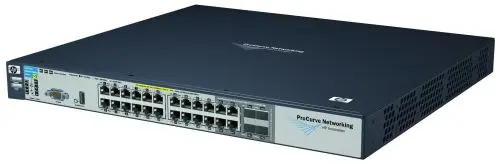 J8692-61101 HP ProCurve 3500yl series 3500-24G-PoE yl 24 x RJ-45 Ports PoE 10/100/1000Base-T + 4 x SFP (mini-GBIC) Ports + 1 x Open Module Slot Layer 3 Managed Rack-Mountable Gigabit Ethernet Network Switch