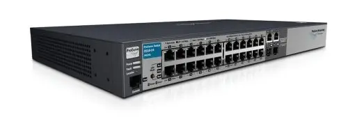 J9019-61101 HP ProCurve 2510 Series 2510-24 24 x RJ-45 Ports 10/100Base-TX + 2 x Dual Personality RJ-45/SFP (mini-Gbic) Uplink Ports Layer 2 Managed Rack-mountable Fast Ethernet Network Switch