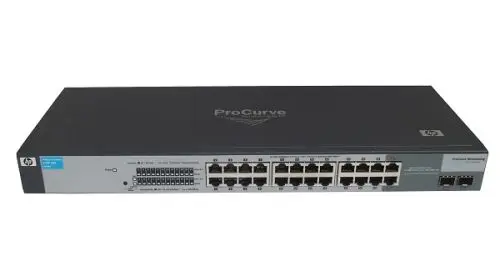 J9078A#ABA HP ProCurve 1400 Series 1400-24G 22 x RJ-45 Ports 10/100/1000Base-T + 2 x Dual Personality RJ-45/SFP(Mini-GBIC) Ports Layer 2 Unmanaged Rack-mountable Gigabit Ethernet Network Switch