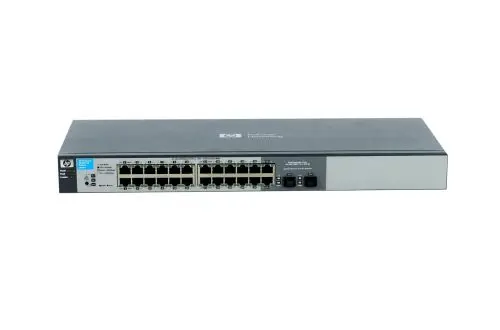 J9450-60001 HP OfficeConnect 1810 Series 1810G-24 24 x RJ-45 Ports 10/100/1000Base-T + 2 x Dual Personality RJ-45/SFP (mini-GBIC) Ports Layer 2 Managed Rack-mountable Gigabit Ethernet Network Switch