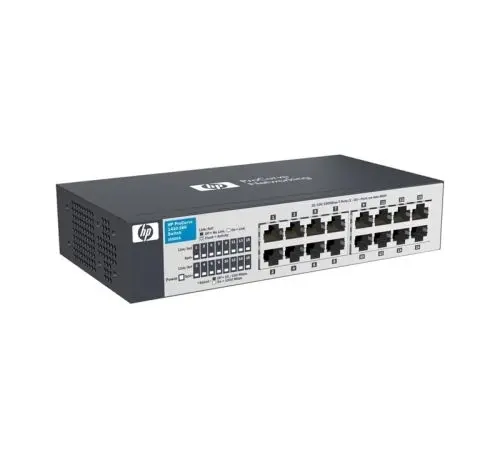 J9560-61102 HP ProCurve 1410 Series 1410-16G 16 x RJ-45 Ports 10/100/1000Base-T Layer 2 Unmanaged Rack-Mountable Gigabit Ethernet Network Switch