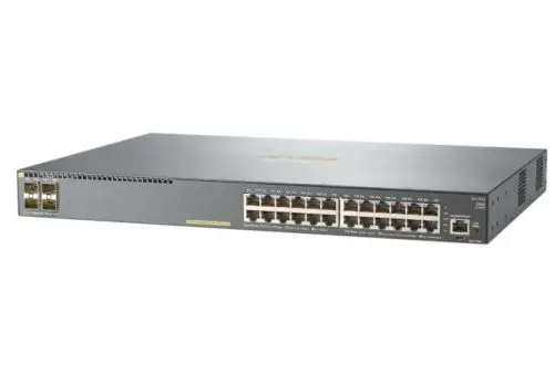 JL356A HP Aruba 2540 Series 2540 24G PoE+ 4SFP+ 24 x RJ-45 Ports PoE+ 10/100/1000Base-T + 4 x SFP+ Ports Layer 2 Managed Rack-mountable Gigabit Ethernet Network Switch