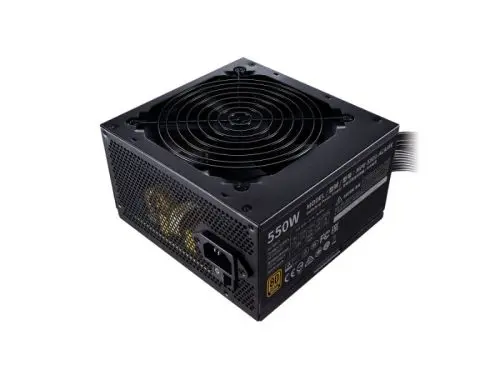 MPE-5501-ACAAW-BBS Cooler Master MWE 550-Watts 100-240V AC 8-4A 50-60Hz 80-Plus Bronze ATX Power Supply