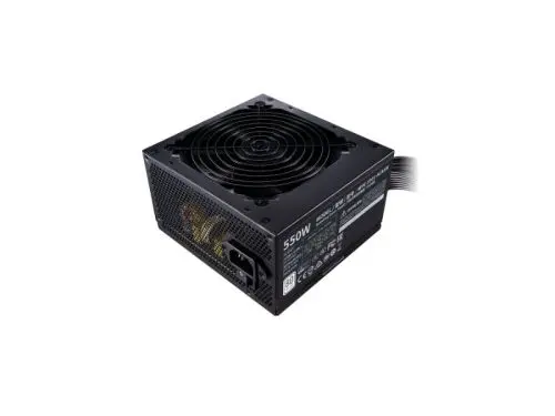 MPE-5501-ACAAW-BR Cooler Master MWE White 550-Watts 100-240V AC 8-4A 50-60Hz 80-Plus Standard ATX Power Supply
