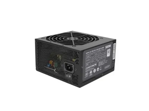 MPX-5001-ACAAW-UK Cooler Master MasterWatt Lite 500-Watts 100-240V AC 8-4A 50-60Hz 80-Plus Standard ATX Power Supply