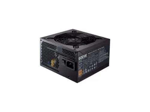 MPX-6001-ACAAB-U1 Cooler Master MWE 600-Watts 100-240V AC 10-5A 50-60Hz 80-Plus Bronze ATX Power Supply
