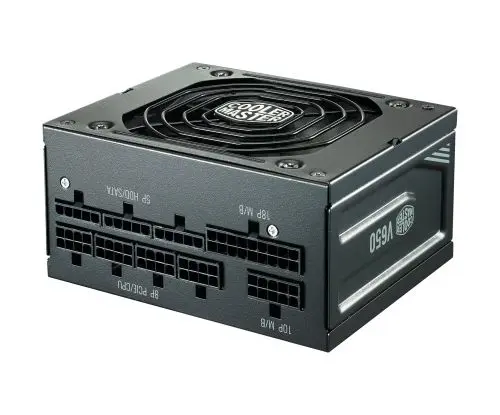 MPY-6501-SFHAGV-US Cooler Master V 650-Watts 100-240V AC 8-4A 50-60Hz 80-Plus Gold Full Modular SFX Power Supply