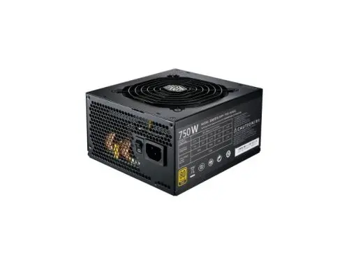 MPY-7501-AFAAG-JP Cooler Master MWE 750-Watts 100-240V AC 12-6A 50-60Hz 80-Plus Gold Full Modular ATX Power Supply