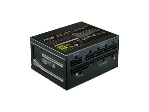 MPY-7501-SFHAGV-TW Cooler Master V 750-Watts 90-264V AC 10-5A 47-63Hz 80-Plus Gold Full Modular SFX Power Supply