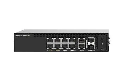 N1108P-ON Dell EMC PowerSwitch N1100 N1108P-ON 8 x Ports PoE+ 10/100/1000Base-T 1U Rack-Mountable Gigabit Ethernet Network Switch