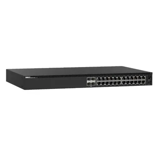N1124P-ON Dell PowerSwitch N1100 Series N1124P-ON 24 x RJ-45 Ports PoE+ 10/100/1000Base-T + 4 x SFP+ Ports Layer 2 Managed 1U Rack-Mountable Gigabit Ethernet Network Switch