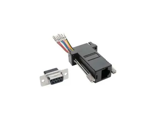 P440-89FF Tripp Lite gender changer DB9 RJ45 Black cable
