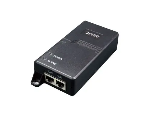 POE-172 Planet Industrial Single-Port 60W Ultra PoE Injector