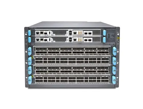 PTX10004-BASE3 Juniper Network PTX10004 Base 4-Slot 1x Routing Engines 3x PS 2x Fan Tray Controllers 3x Switch Fabric Cards Chassis