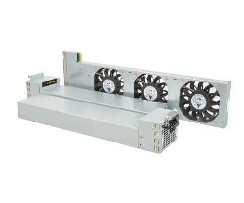PWR-FAN-MX240-DC-HC-U Juniper HC power/cooling upgrade kit. Includes 2x 2400W DC PSU 1x HC fan tray for MX240