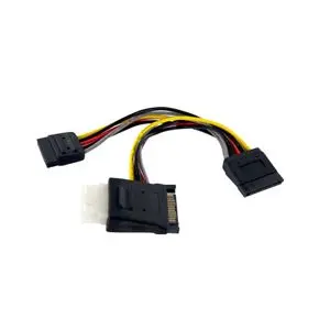 PYOLP42SATA StarTech SATA to LP4 with 2x SATA Power Splitter Cable