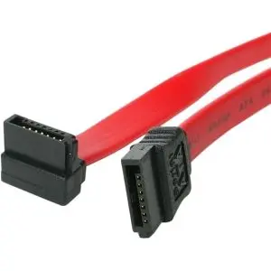 SATA6RA1 StarTech 6in SATA to Right Angle SATA Serial ATA Cable