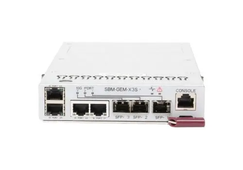 SBM-GEM-X3S Supermicro SuperBlade 20 x Ports 10/100/1000 + 3 x Ports SFP+ + 4 x Ports 10/100/1000 Gigabit Ethernet Managed Switch