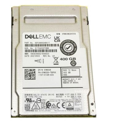 SDFUN86DAB01T Toshiba PM6 400GB Triple-Level Cell SAS 12Gb/s 2.5-Inch Solid State Drive