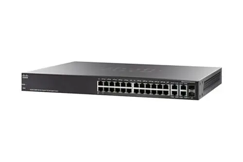SG300-28MP-K9AU-RF Cisco Small Business 300 Series SG300-28MP 26 x Ports (24 x Ports PoE+) 10/100/1000Base-T + 2 x Ports Combo SFP (mini-GBIC) Rack-Mountable 1U Layer 3 Managed Gigabit Ethernet Network Switch