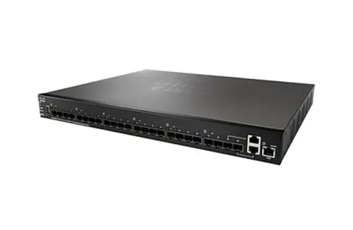 SG350XG-24F-K9-AR Cisco Small Business 350X Series SG350XG-24F 24 x Ports SFP+ 10GBase-T + 2 x Ports Combo SFP+ Stackable Rack-mountable 1U Layer 3 Managed Gigabit Ethernet Network Switch