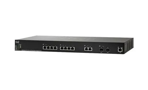 SG350XG-2F10-K9-AU Cisco Small Business 350X Series SG350XG-2F10 10 x Ports SFP+ 10GBase-T + 2 x Ports SFP+ Stackable Rack-mountable Layer 3 Managed Gigabit Ethernet Network Switch