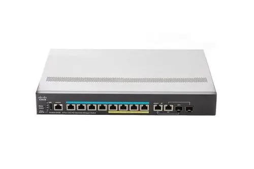 SG350X-8PMD-K9 Cisco Business 350X Series 8 x Ports 10/100/1000Base-T + 2 x SFP Layer 3 2U Managed Gigabit Ethernet Network Switch