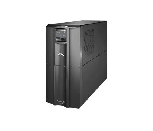 SMT3000IC APC Smart-UPS 3000VA 2700-Watts 230V 8 IEC C13 / 2 IEC C19 Outlets SmartConnect Port + SmartSlot, AVR, LCD Line Interactive Tower UPS