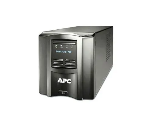 SMT750IC APC Smart-UPS 750VA 500-Watts 230V 6 IEC C13 Outlets SmartConnect Port + SmartSlot, AVR, LCD Line Interactive Tower UPS