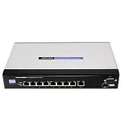 SRW208G-K9-NA Cisco Small Business SRW208MP 8-Ports 8 x 10/100Base-T + 2 x SFP Layer 3 Managed Fast Ethernet Network Switch
