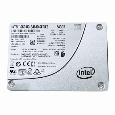 SSDSC2KG240G8 Intel D3 S4610 240GB Triple-Level Cell SATA 6Gb/s 2.5-Inch Solid State Drive