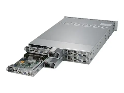 SYS-6028TR-D72R Supermicro SuperServer Two Node Dual LGA2011 1280W 2U Rackmount Server Barebone Syst