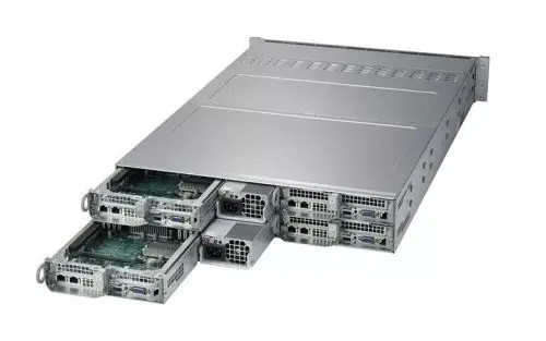 SYS-6029TP-HTR Supermicro 2U 4 Node Rack Barebone - Intel C621 Chipset - Socket P LGA-3647 - 2x CPU