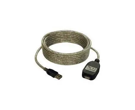 U026-016 Tripp Lite 16ft USB 2.0 Hi-Speed Active Extension Cable (A M/F)