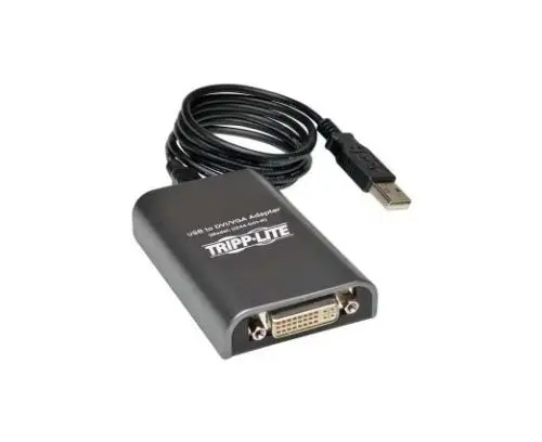 U244-001-R Tripp Lite video cable adapter Micro USB Type-A DVI-I Anthracite