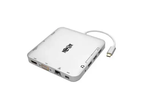 U442-DOCK2-S Tripp Lite notebook dock/port replicator Wired USB 3.2 Gen 2 (3.1 Gen 2) Type-C Silver